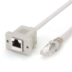 China 0.85m Cat5 Ethernet Cable Rj45 Male To Female Ethernet Extension Cable on sale