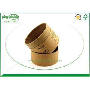 Handmade Cardboard Tube Boxes Embossing Surface Finish Damp - Proof Eco -