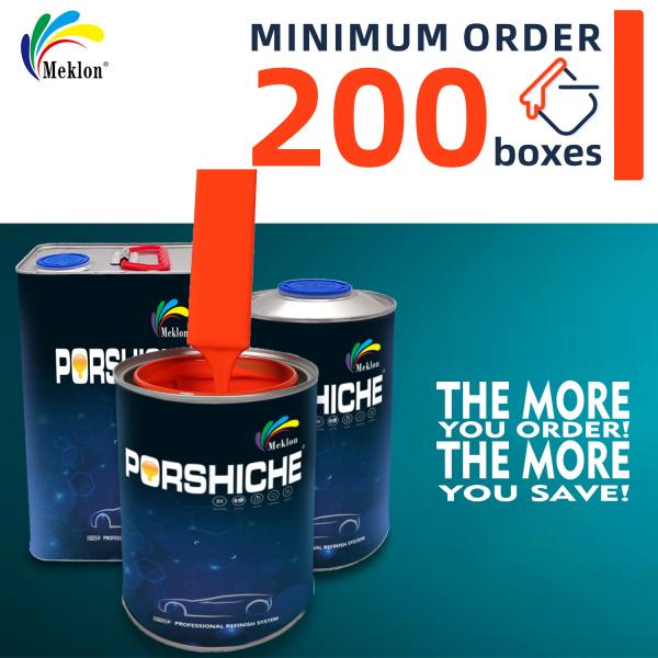 Basecoat High Gloss Mirror Effect Car Paint Automotive Paint 1K Big Red Car Repair Paint Pure And Full Color Supplyer