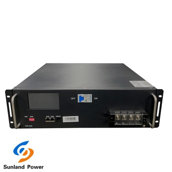 40KWH Commercial Energy Storage System 51.1V 100AH LiFePO4 Battery ESS Solar Panel System