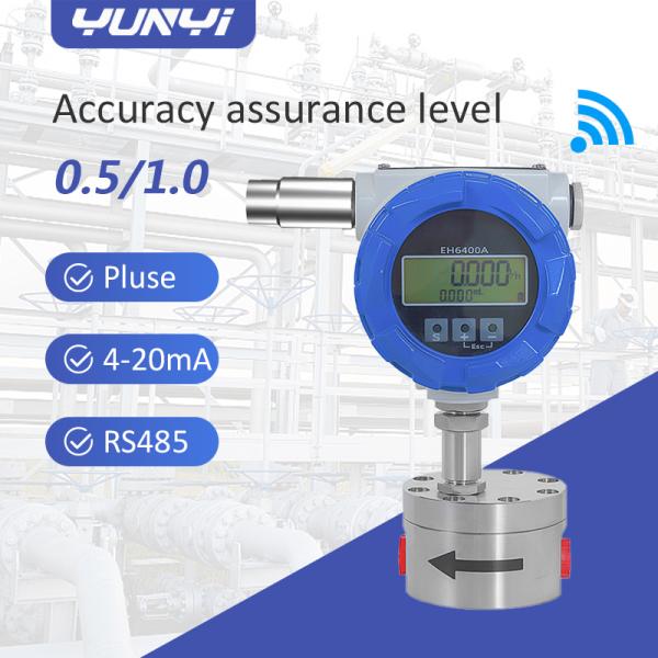 Yunyi OEM Wireless Oval Gear Flow Sensor Flange Thread Clamp Customizable Range