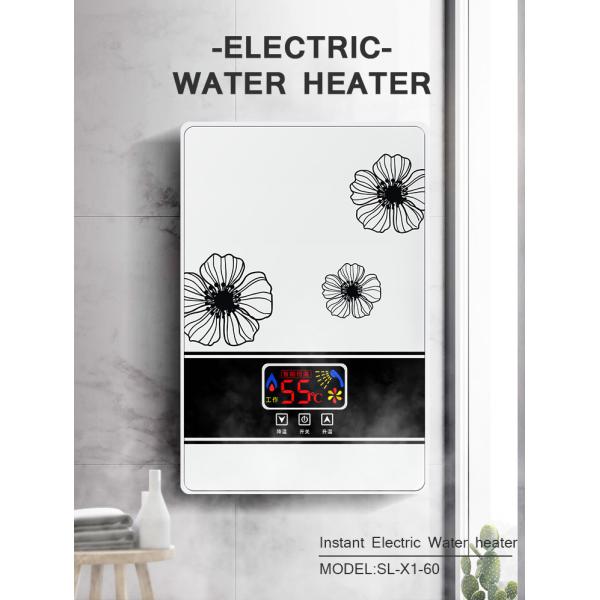 Custom Instant Shower Hot Water Heater 3.5KW-6KW Electric Wall Hung Water Heater