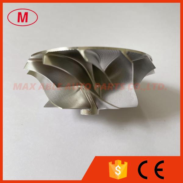 GT15-25 43.30/56.03mm 6+6 blades performance point milling snake curve milling/aluminum 2618/billet compressor wheel