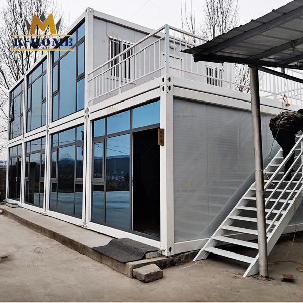 Buy Modular 20 Foot Construction Site Container Office 2 Bedrooms at wholesale prices
