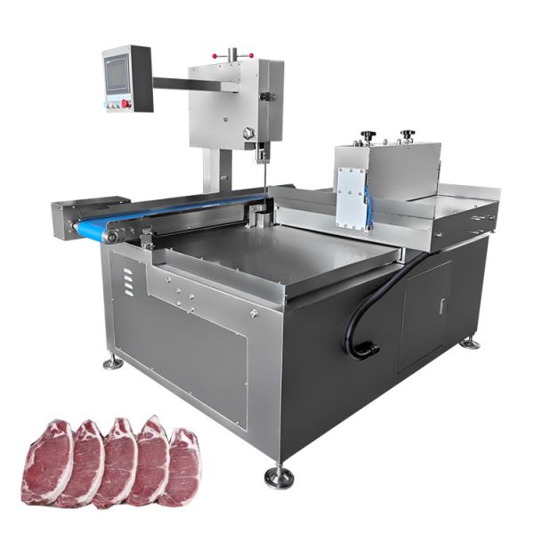 Buy Factory Supply Automatic Bone Sawing Machine Frozen Beef Meat Cutter Slicer Pork Slicing at wholesale prices