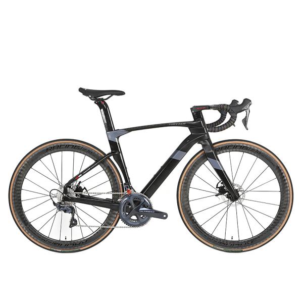 Thru Axle Disc Brak 142mm Road Bike Carbon Fiber hidden cables