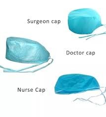 Quality Safety Disposable Colorful Bouffant Scrub Cap 100% Polypropylene 18&quot; 21&quot; 24&quot; for sale