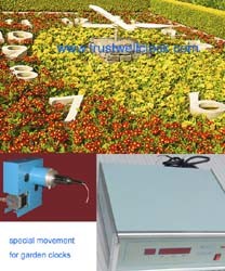 supplier of floral clocks and movement motor mechanism, garden clocks movement