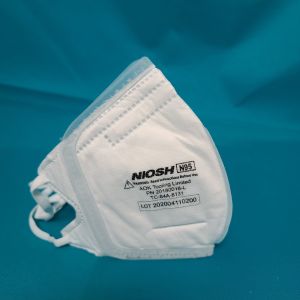 Niosh White Folding Medical Grade Face Mask BFE 99.9%