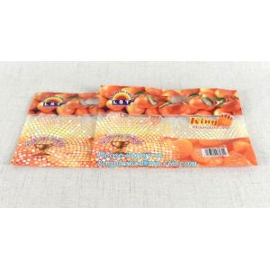 fresh fruit packaging bag with holes/OPP/CPP transparent standing fresh fruit