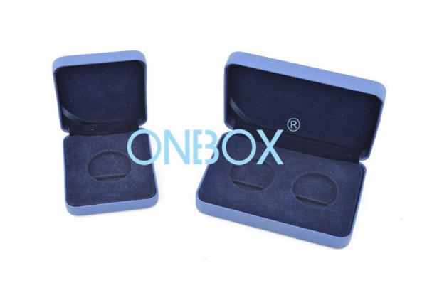 Buy Gold Coins / Silver Coins PU Luxury Packaging Boxes With Custom Insert Lining at wholesale prices