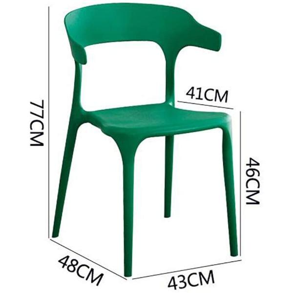 Buy Plastic Dining Chair , One Piece Environmental Protection Stacked Pp Seat at wholesale prices