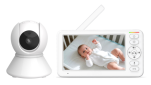 Compact HD Baby Monitor with Customizable Color and Wide Temperature Range for Enhanced Monitoring