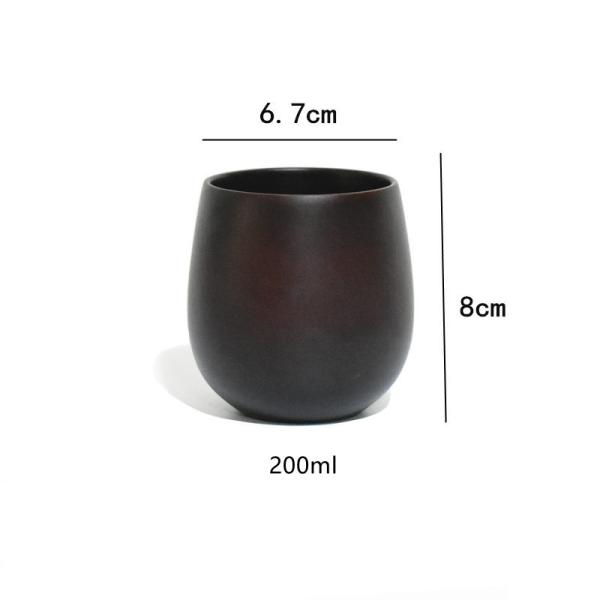 Buy Belly Wooden Drinking Cups Customizable Engraved Logo Coffee Drinking Mugs at wholesale prices