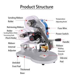 25mm Manual Portable Date Coding Machine High Precision Easy Operation