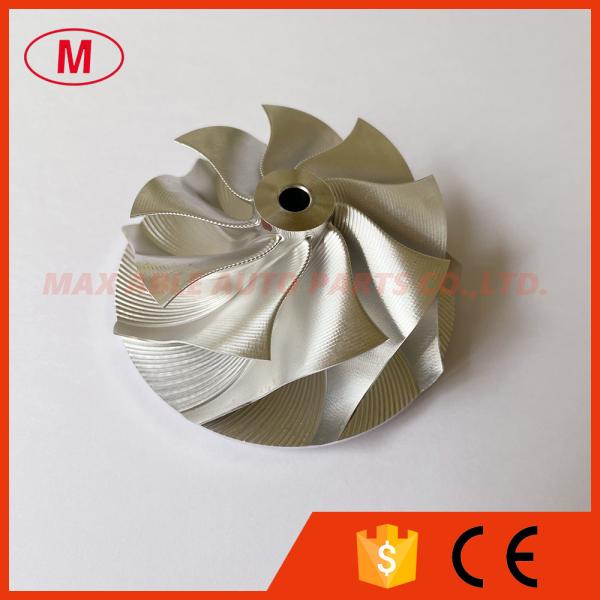 reverse 9+0 blades 62.00/76.00mm point milling snake curve turbo milling/aluminum 2618/billet compressor wheel