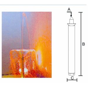 Blossom Trumpet 1.5 Inch DN20 Dancing Fountain Nozzles