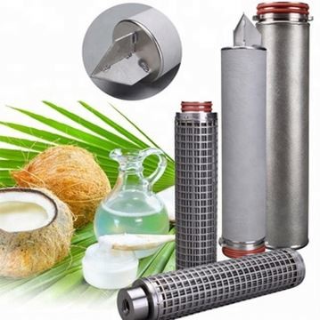 Food Grade Metal Liquid Filter Stainless Steel Powder Filter Cartridge For