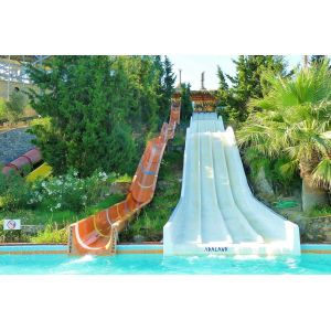 Outdoor Amusement Small Water Game Park Kids Water Giant Slide