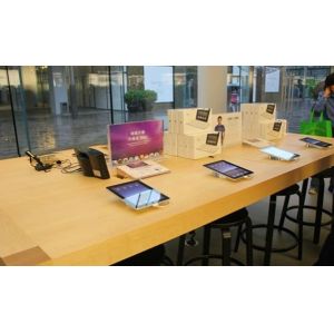 COMER Anti Theft Solutions tablet stand charging with lock