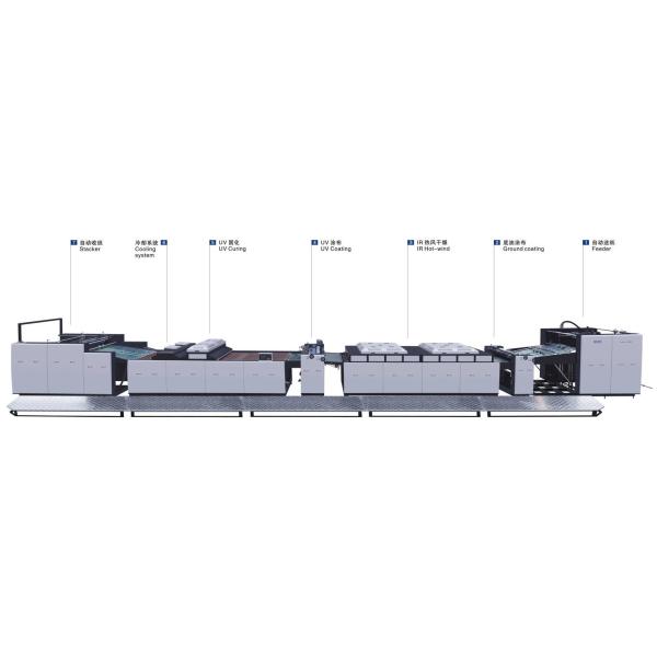 Buy 1200mm UV Varnish Overall Full Coating Machine Factory at wholesale prices