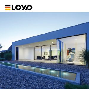 Windproof Double Clear Tempered Glass Aluminum Alloy Glass Fixed Windows