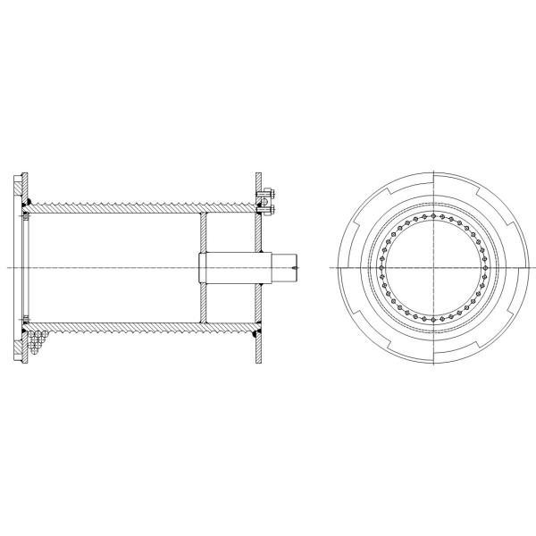 Lebus 20 Layers Grooved Cable Drum Winch Barrel Stainless Steel