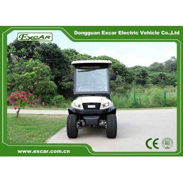 Electric 2 Seats Golf Cart Hunting Buggies With Flip Seats