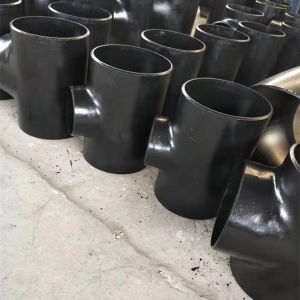 SCH40 Seamless Pipe Fittings 45 Degree 72 Inch Butt Weld Reducing Tee