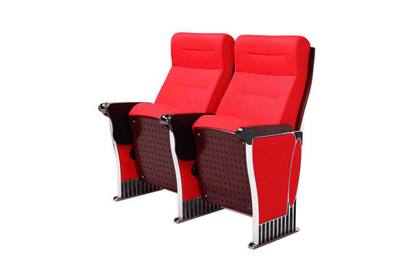 Die-Casting Aluminum Alloy Foot Theatre Seating With ABS Table