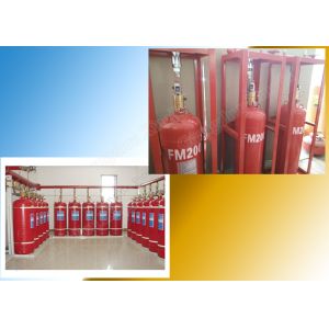 800m2 40L Cylinders Group FM200 Gas Suppression System