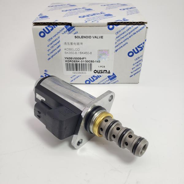 Solenoid Valve YN35V00054F1 KDRDE5K-31/30C50-143 For KOBELCO SK350-8 SK450-8