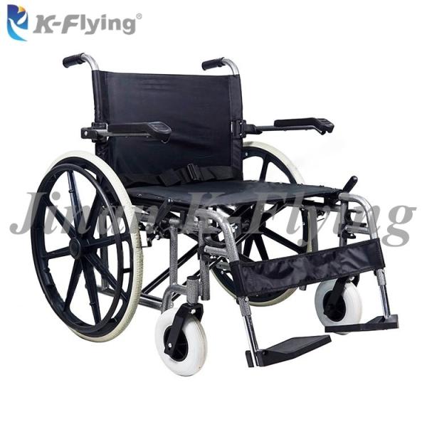 Buy Steel Medical Rehabilitation Equipment Adult Disabled Folding Manual Wheelchair at wholesale prices