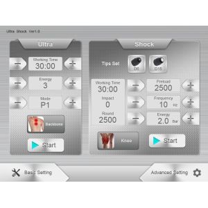 3MHz Ultrasound Shockwave Physiotherapy Equipment Weight Loss