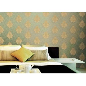 Classical Damask Pattern PVC Washable Vinyl Wallpaper European Style Wall