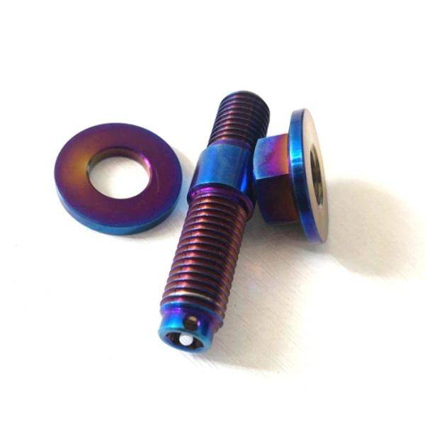 Buy CNC Titanium Exhaust Manifold Stud Kit Burnt Blue GR5 at wholesale prices