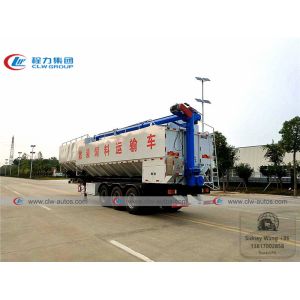 3 Axle 66cbm 40T 50T Bulk Feed Delivery Truck Semi Trailer