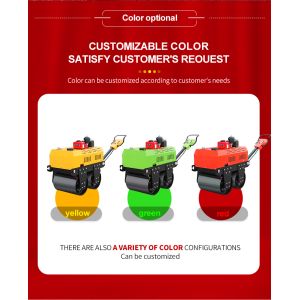 Factory Price 500kg 1000kg Fully Hydraulic Handheld Single Wheel Roller Road