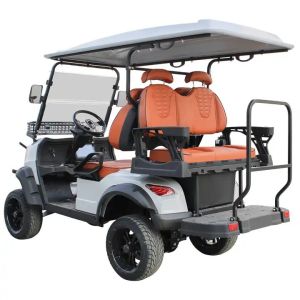 Off Road Club Car with Rear Hub Motor 6 Passenger 5KW Electric Hunting Golf Cart