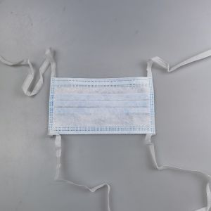 Nonwoven Disposable Surgical Mask Consumable Elastic Earloop EO Gas Sterile
