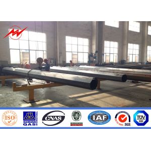 Steel Electrical Utility Power Poles Antenna Telecommunication Application