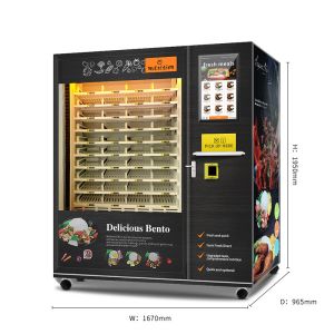 120 Boxes big Capacity Automatic food vending machine with Cooling and Heating