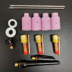 WP-17/18/26 TIG Welding Torch Consumables Kit for 1.6mm/2.4mm/3.2mm Electrodes