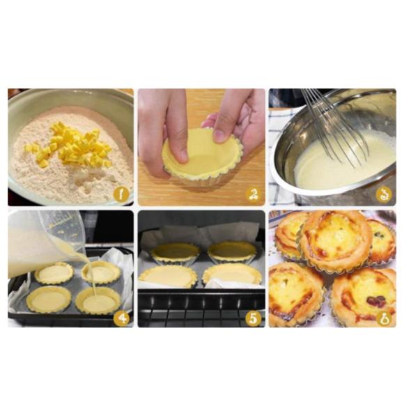 Cupcake Cake Cookie Aluminum Egg Tart Mold Pudding Mould Tin Baking