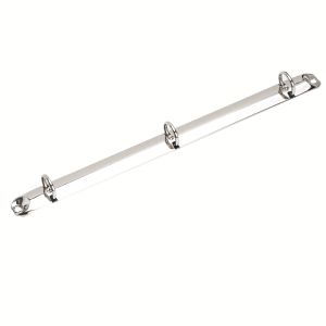 Electroplating 3 Ring Binder Hardware Anti Rust Metal 3 Ring Binder 11 Inch
