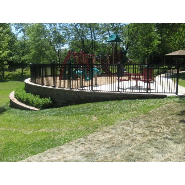 Tubular Garrison Fence/ Australia Security Commerical Garrison Fence Panel/ Black Garrison Fence