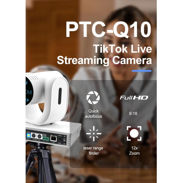 1080P 12X Optical Zoom HD PTZ Camera for Live Streaming and Video Conference System
