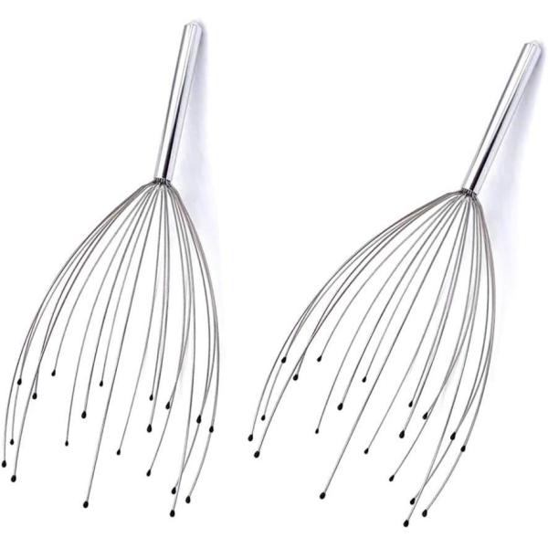 Buy Portable Handheld Head Scalp Massager Metal Head Scratcher Massager For Stress Relief at wholesale prices
