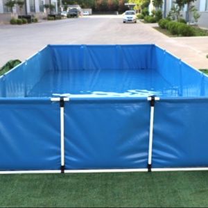 Custom Made Foldable Tarpaulin Fish Tank For Specific Aquaculture