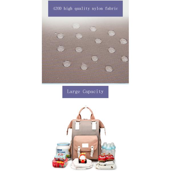 Fashion Mummy Maternity Nappy Bag Diaper Bag Large Capacity Travel Backpack Nursing Bag For Baby Care With Stroller Strap